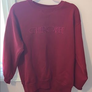Red Cherokee sweatshirt